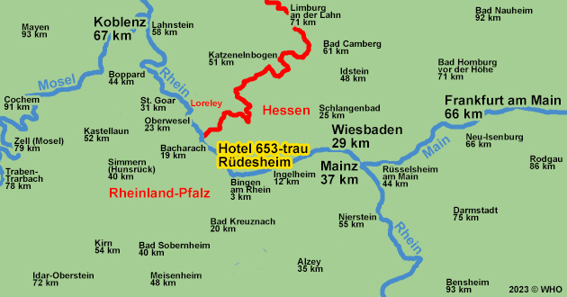 Urlaub in Rdesheim am Rhein, Kurzurlaub im Rheingau am Tor zum Weltkulturerbe Oberes Mittelrheintal