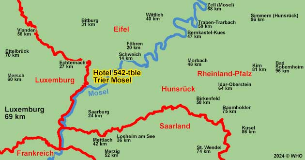 Urlaub in Trier an der Mosel. Kurzurlaub im Moseltal, zwischen Eifel und Hunsrck.