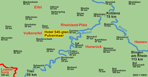 Urlaub in der Eifel. Kurzurlaub in der Vulkaneifel zwischen Daun, Wittlich und Gerolstein.